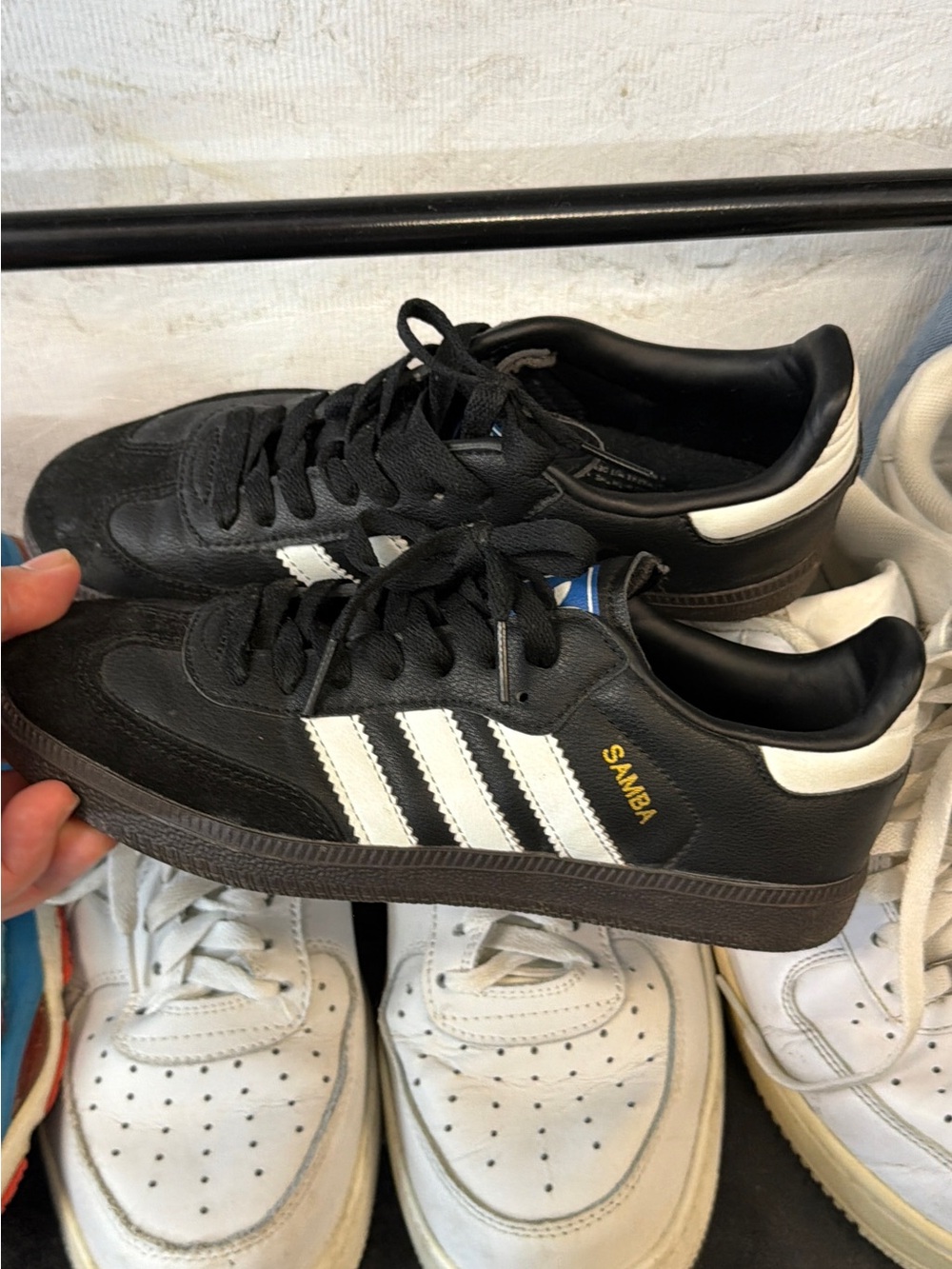Adidas Samba Kids' Black & White Classic Sneakers
